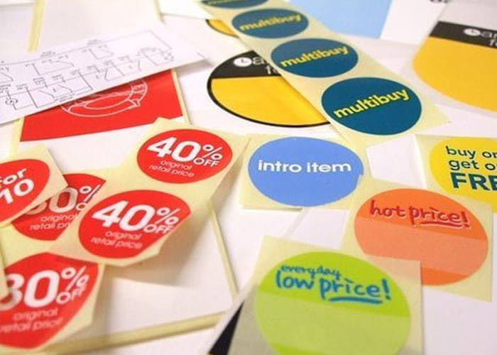 Chất liệu làm tem nhãn khuyến mãi