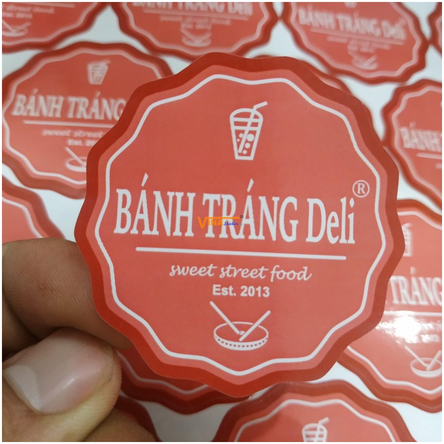 Chọn kích thước in tem nhãn phù hợp