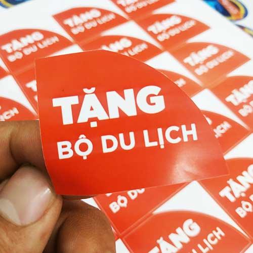 Dịch vụ in tem khuyến mãi tại Bình Dương