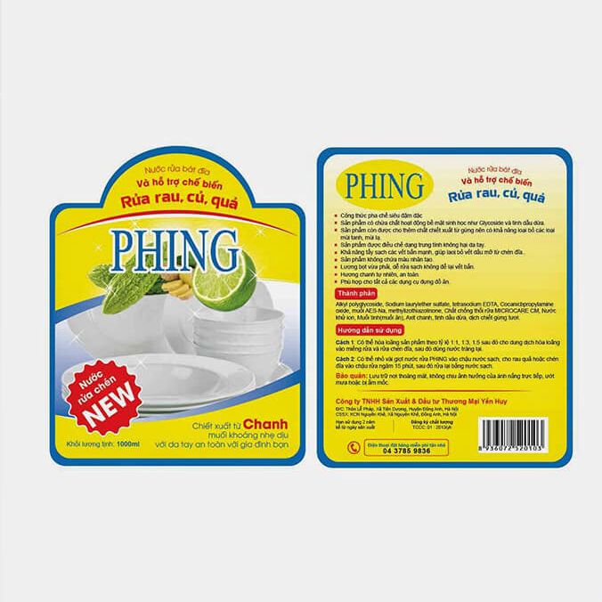 Sản phẩm của dịch vụ in ấn tem nhãn giá rẻ tại Bình Dương