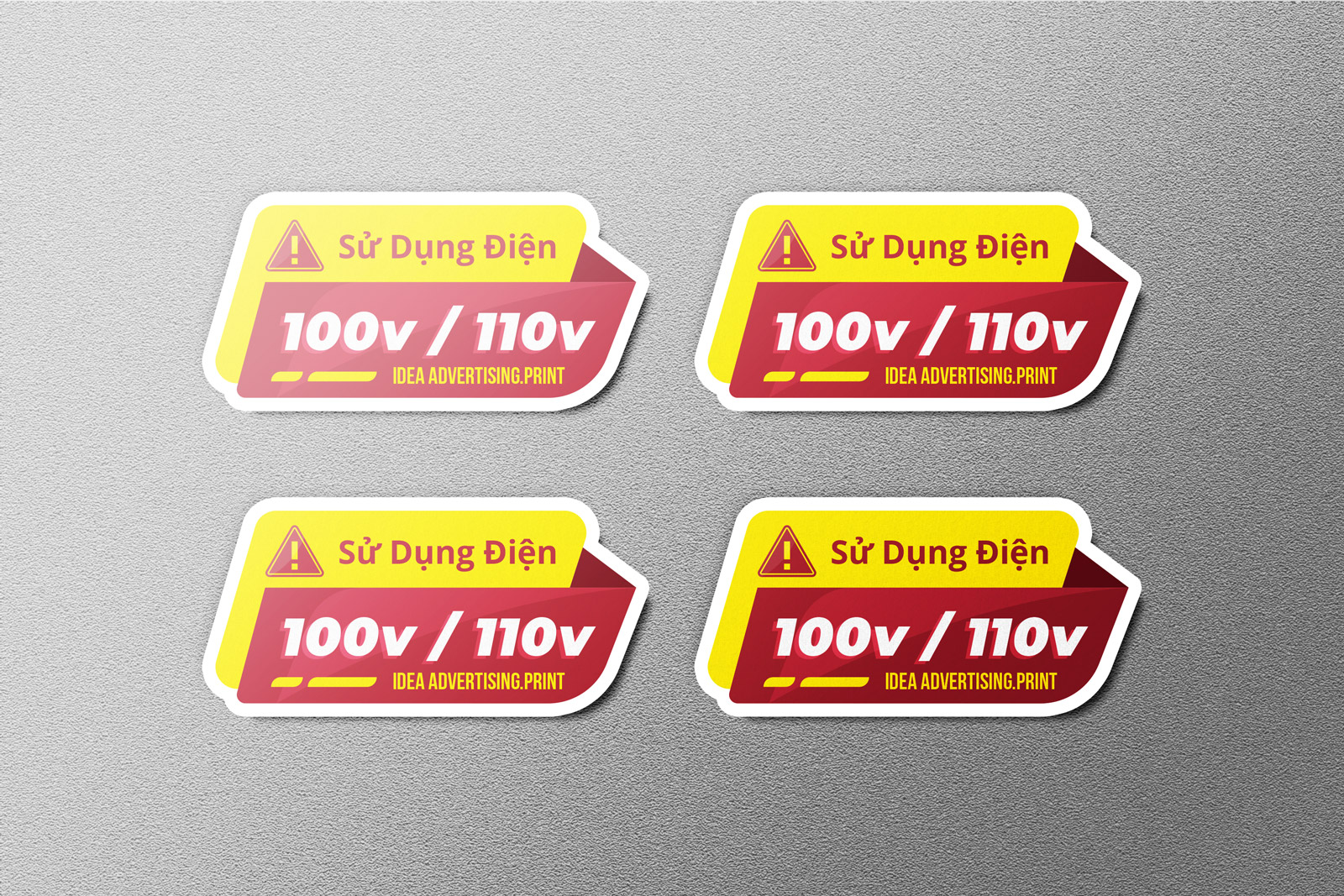 Ứng dụng tem cảnh báo chú ý trong đời sống hiện nay