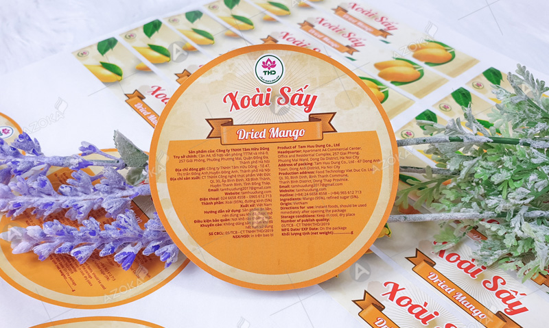 Những lưu ý khi in tem nhãn lên sản phẩm