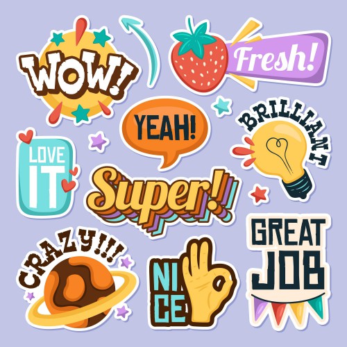 Mẫu Sticker Văn Phòng Vui Nhộn