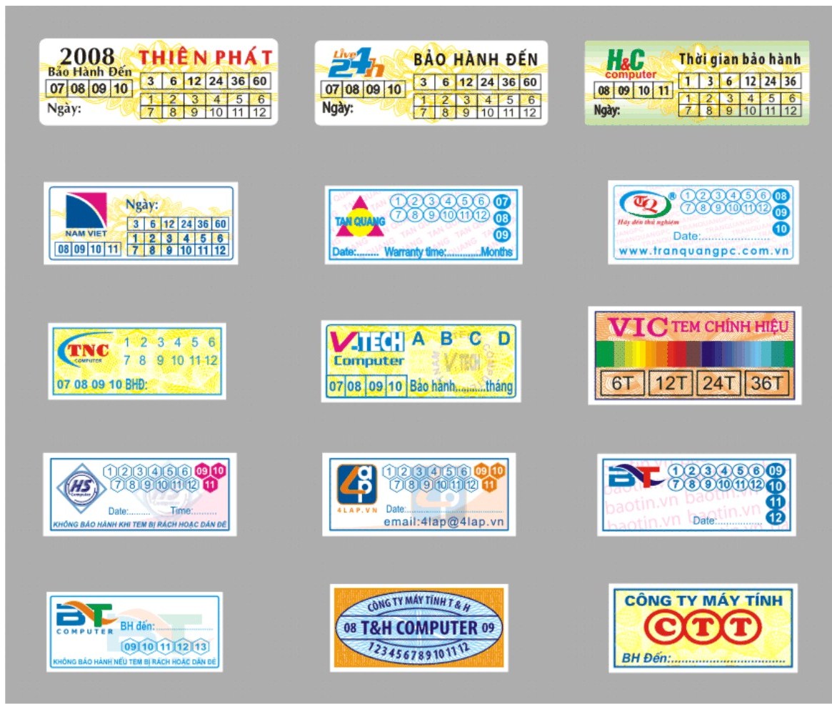 In tem bảo hành ở Bến Cát Bình Dương ở đâu chất lượng, giá tốt?