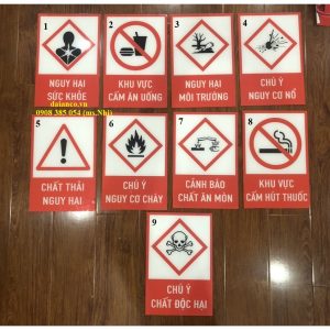 In tem cảnh báo chú ý tại Dầu Tiếng Bình Dương