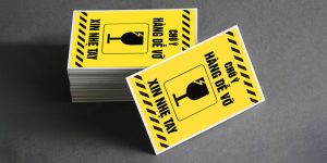 Dịch vụ in tem cảnh báo chú ý tại Tân Uyên, Bình Dương