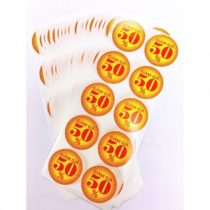 Địa chỉ in tem nhãn khuyến mãi ở Bến Cát Bình Dương