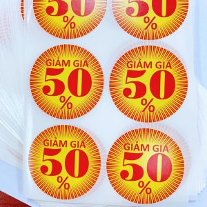 Dịch vụ in tem nhãn khuyến mãi ở Phú Giáo Bình Dương